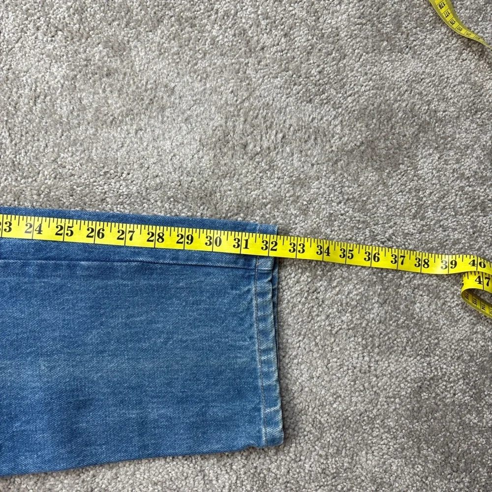 Vintage 70s Calvin Klein Pleated Straight Leg Jeans Size 31 (Fits 28x32)‎